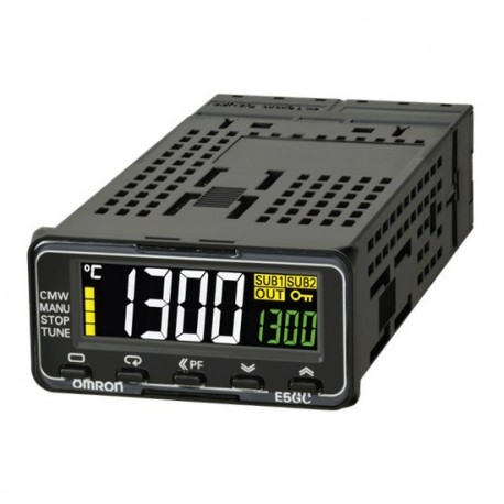 E5GC-QX1D6M-024 392074 E5GC1061D OMRON Temperature Controller, Universal Input, SSR Output, 1 Auxiliary outp..